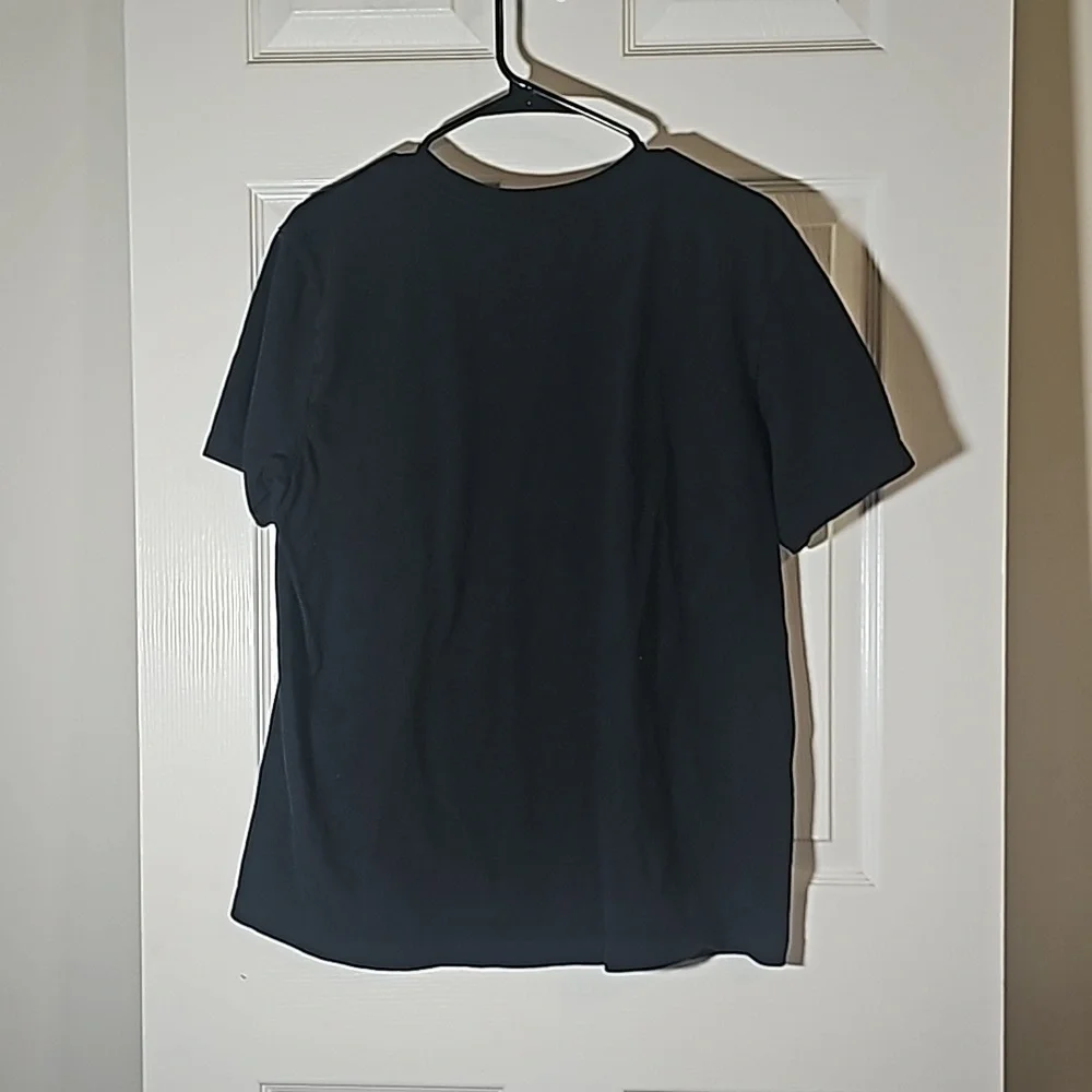 Nike Air Black The Nike Tee Short Sleeve Cotton Logo T-shirt Size L